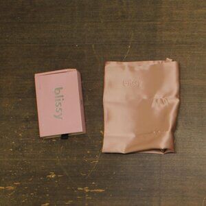 NEW Blissy 22-Momme Pure Silk Pillowcase PID100 Rose Gold Pink Standard